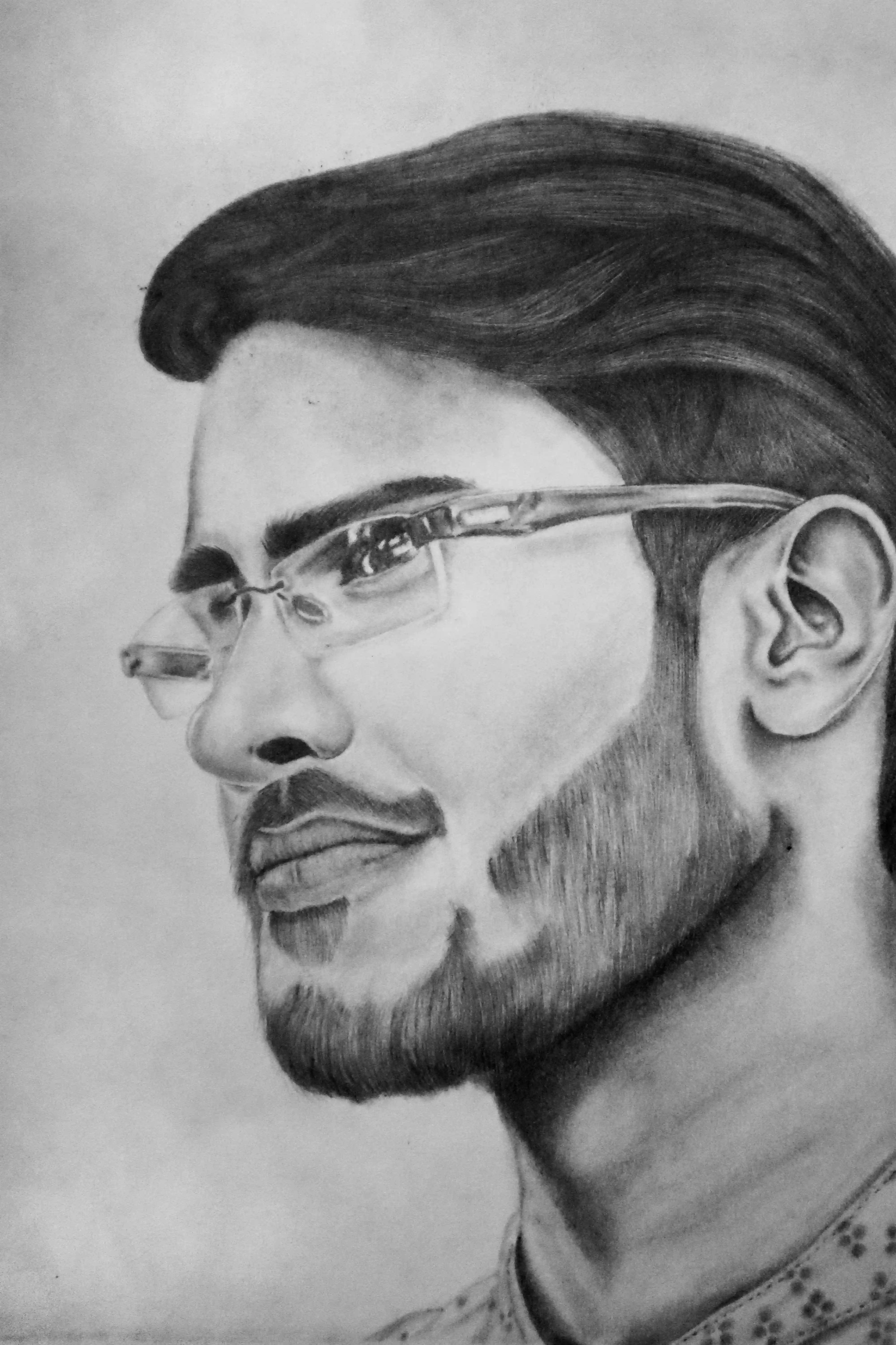 Pencil Sketch of Amal